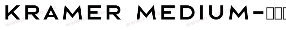 Kramer Medium字体转换